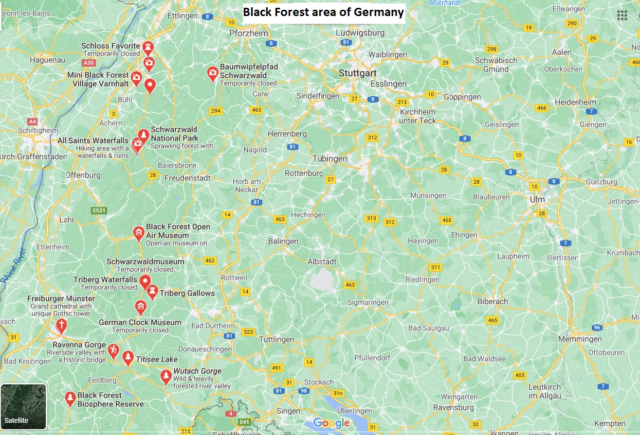 Schwartzwald Map